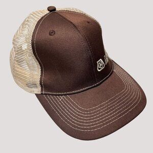 Mapei Hat Unisex‎ Onesize Gold Brown Snapback Trucker Mesh Baseball Cap